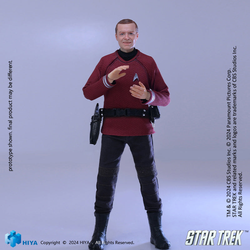 HIYA Exquisite Super Series 1/12 Scale 6 Inch STAR TREK 2009 Scotty Action Figure