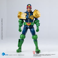 HIYA Exquisite Mini Series 1/18 Scale 4 Inch JUDGE DREDD Gaze Into The Fist of Dredd Action Figure