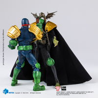 HIYA Exquisite Mini Series 1/18 Scale 4 Inch JUDGE DREDD Gaze Into The Fist of Dredd Action Figure