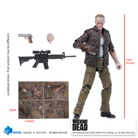 HIYA Exquisite Mini Series 1/18 Scale 4 Inch The Walking Dead Merle Action Figure