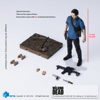 HIYA Exquisite Mini Series 1/18 Scale 4 Inch The Walking Dead Glenn Action Figure