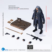 HIYA Exquisite Mini Series 1/18 Scale 4 Inch The Walking Dead Ezekiel Action Figure