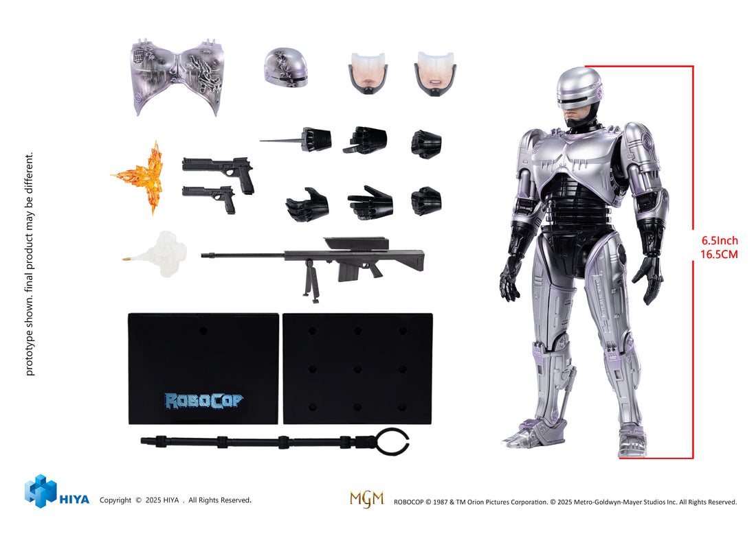 HIYA Exquisite Super Series 1/12 Scale 6.5 Inch ROBOCOP 1 Robocop  Action Figure
