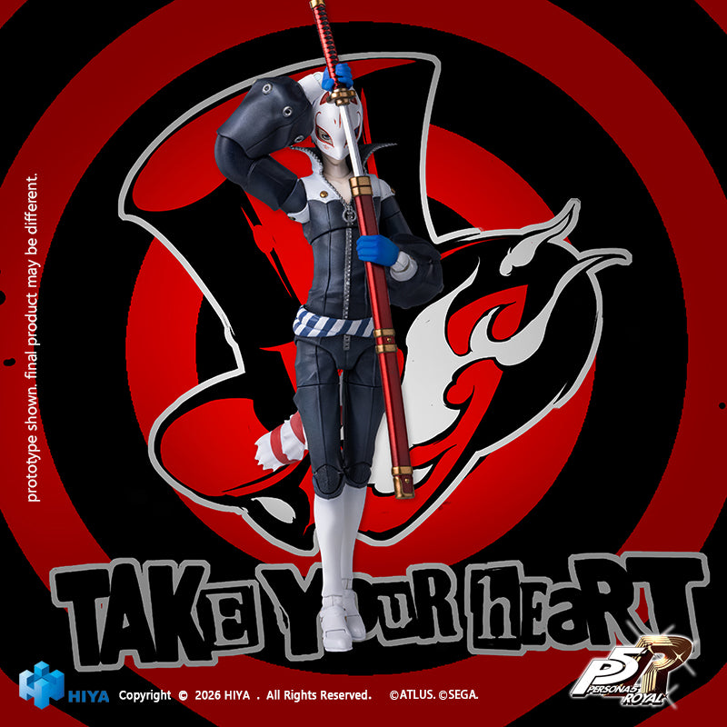 HIYA Exquisite Basic Series1/12 Scale 6.1 Inch Persona 5 Royal Fox Act