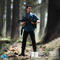 HIYA Exquisite Mini Series 1/18 Scale 4 Inch The Walking Dead Glenn Action Figure