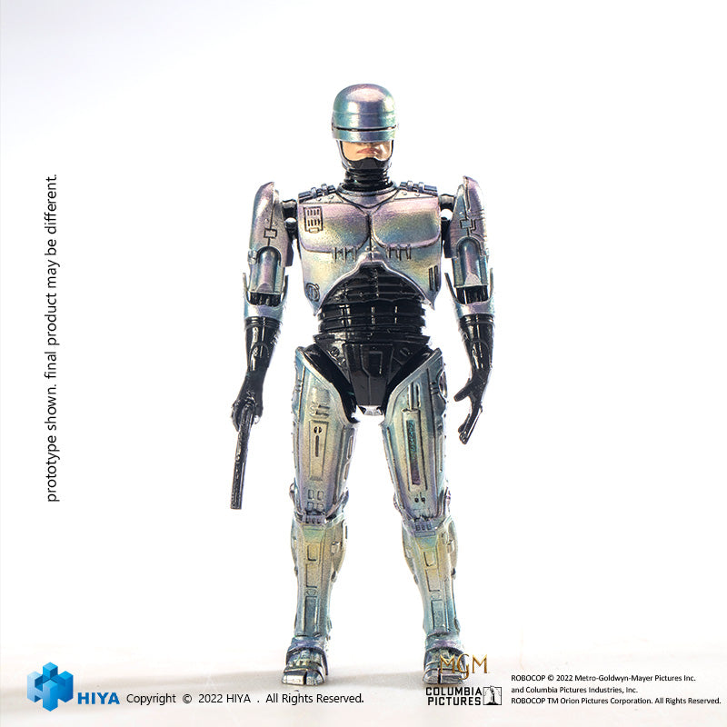 HIYA Exquisite Mini Series 1/18 Scale 4 Inch ROBOCOP 2 Robert Cop Exclusive Action Figure