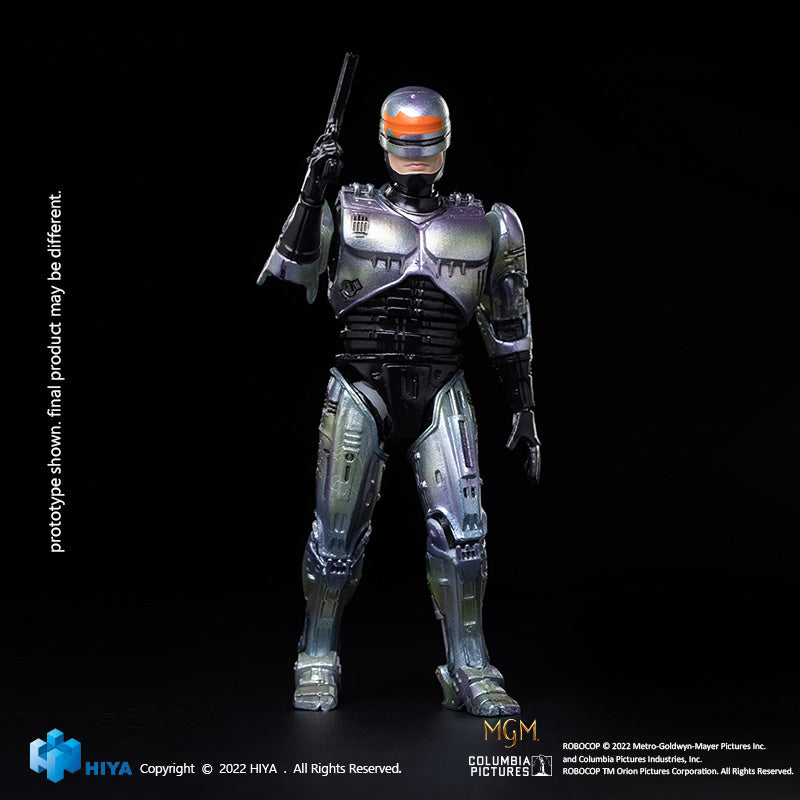 HIYA Exquisite Mini Series 1/18 Scale 4 Inch  ROBOCOP KICK ME PX Action Figure