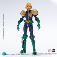 HIYA Exquisite Mini Series 1/18 Scale 4 Inch JUDGE DREDD Judge Anderson & Lawmaster MK Ⅱ Set Action Figure