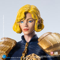 HIYA Exquisite Mini Series 1/18 Scale 4 Inch JUDGE DREDD Judge Anderson & Lawmaster MK Ⅱ Set Action Figure