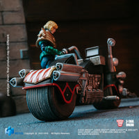 HIYA Exquisite Mini Series 1/18 Scale 4 Inch JUDGE DREDD Judge Anderson & Lawmaster MK Ⅱ Set Action Figure