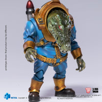 HIYA Exquisite Mini Series 1/18 Scale 5 Inch JUDGE DREDD Klegg Mercenarise Action Figure