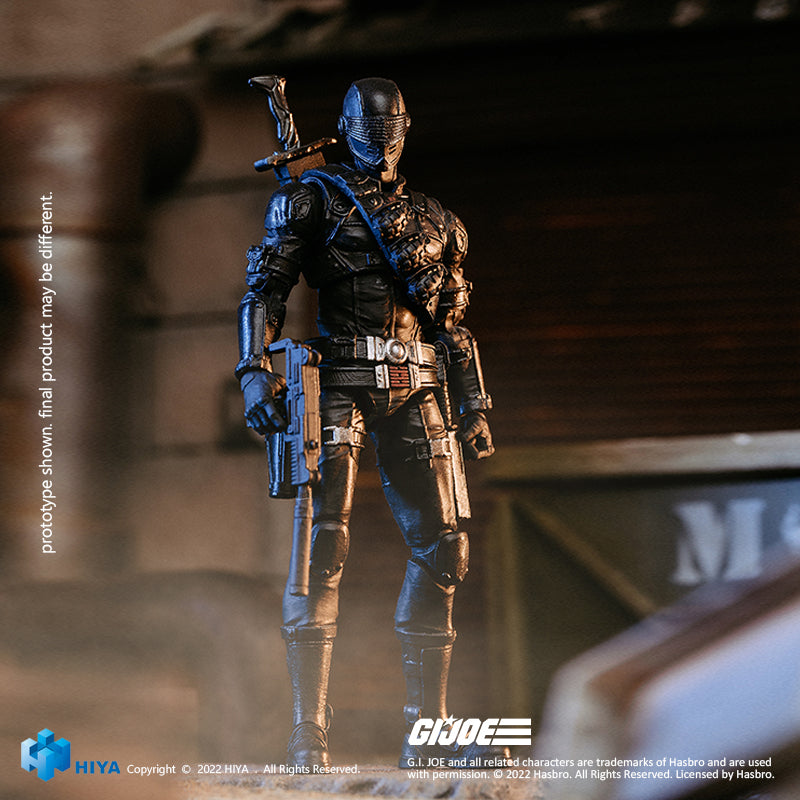 HIYA Exquisite Mini Series 1/18 Scale Inch Snake Eyes Action Figure