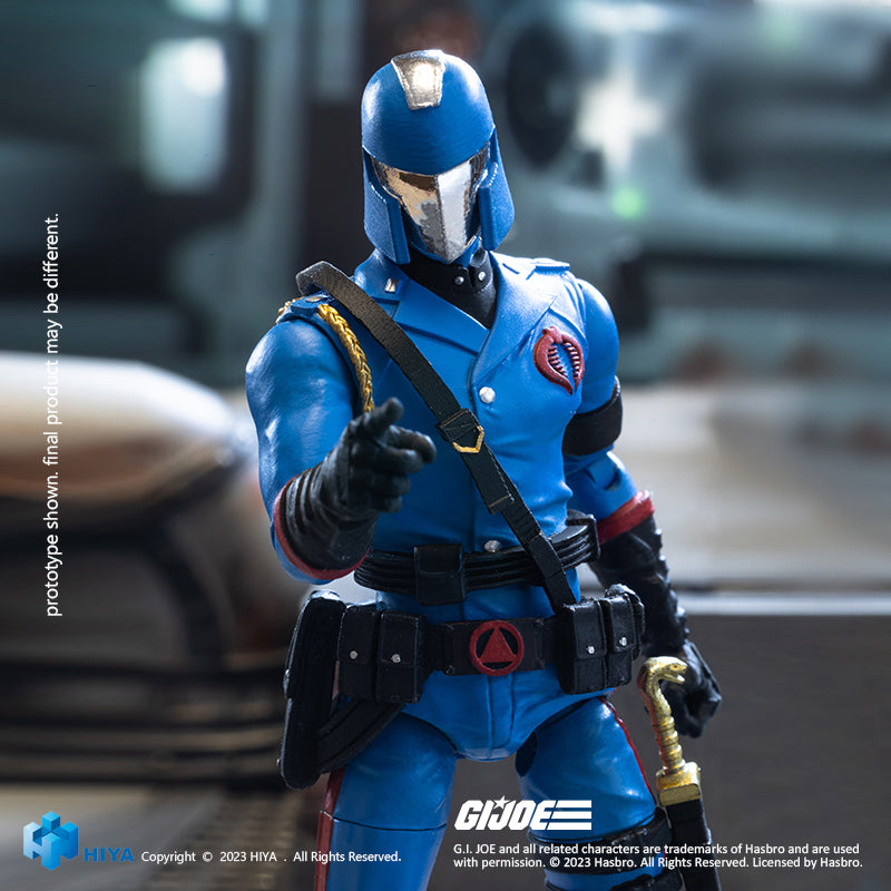 Hiya Exquisite Mini Series 1 18 Scale 4 Inch G I Joe Cobra Commander A