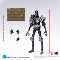 HIYA Exquisite Mini Series 1/18 Scale 4 Inch JUDGE DREDD Black and White Judge Death Action Figure