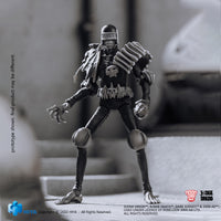 HIYA Exquisite Mini Series 1/18 Scale 4 Inch JUDGE DREDD Black and White Judge Death Action Figure