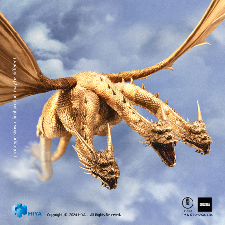 EXQUISITE BASIC Series King Ghidorah action figure from Godzilla vs. King Ghidorah (1991)