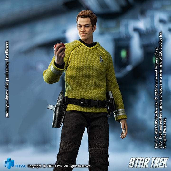 EXQUISITE SUPER Series 1/12 scale James T. Kirk action figure from Star Trek 2009.