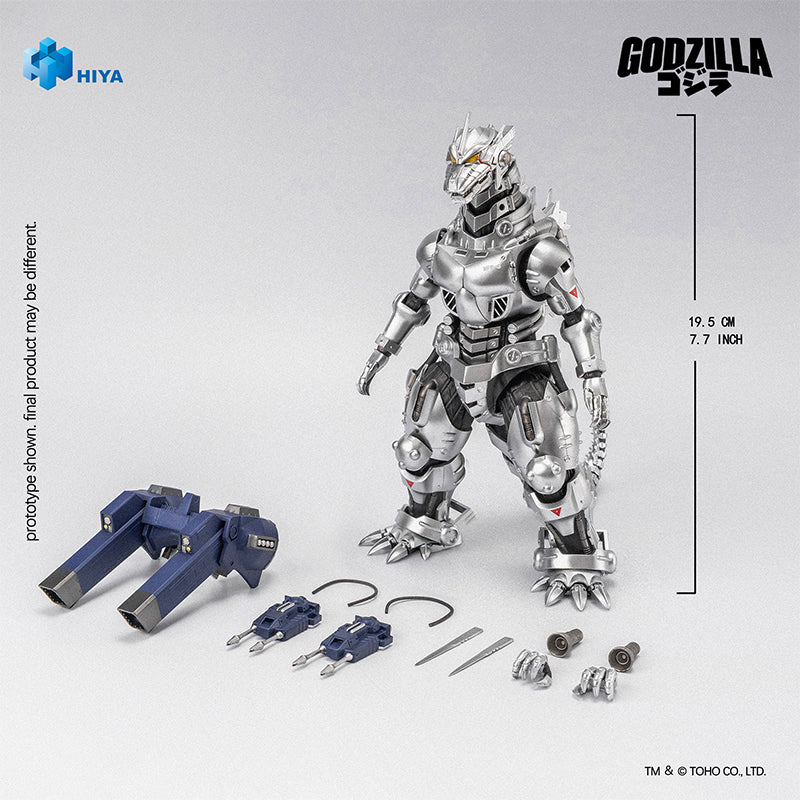 HIYA Exquisite Basic Series None Scale 7.7 Inch GODZILLA AGAINST MECHAGODZILLA Mechagodzilla MFS-3 Action Figure