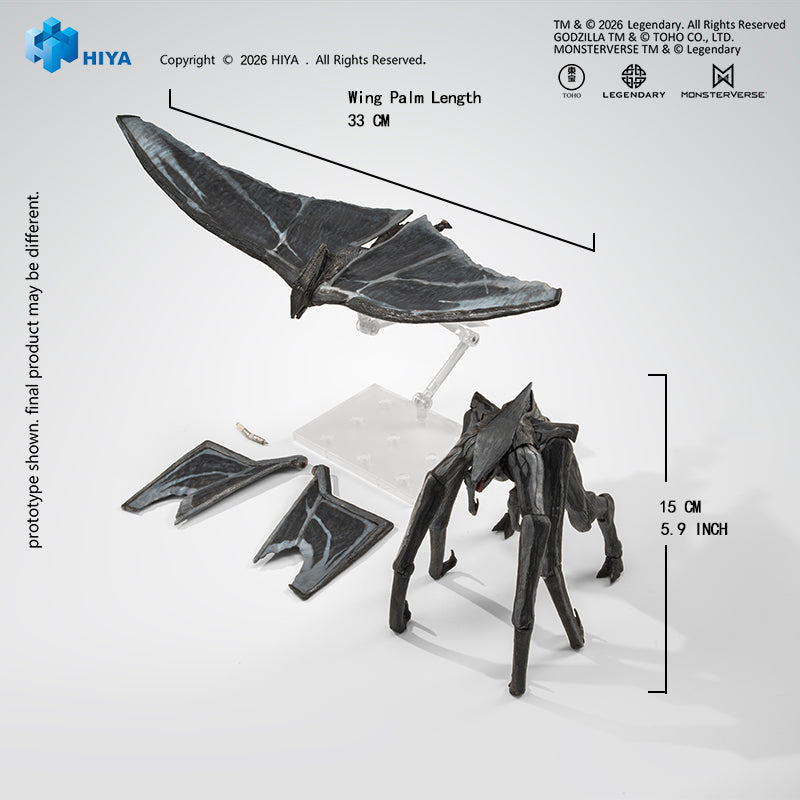 HIYA Exquisite Basic Series None Scale 6 Inch Godzilla 2014 Male & Fem