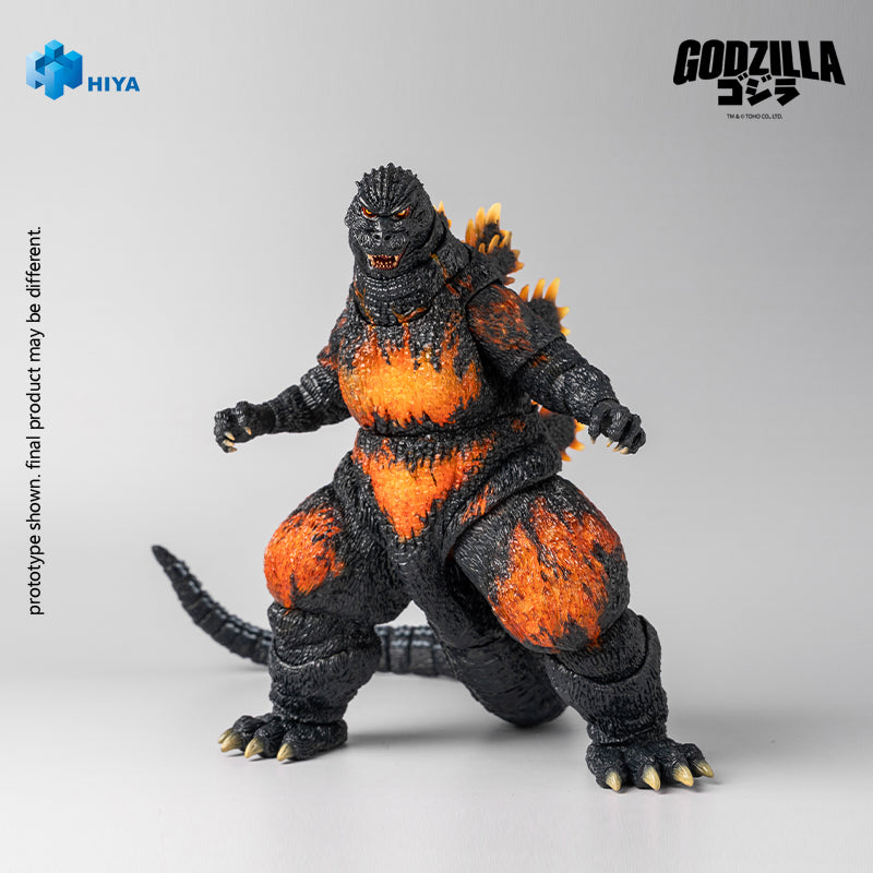 HIYA Exquisite Basic Series  None Scale 7 Inch Godzilla vs. Destoroyah 1995 Burning Godzilla Action Figure