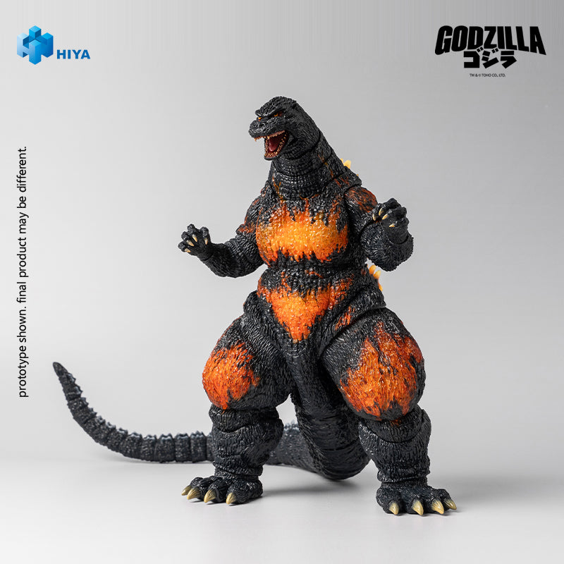 HIYA Exquisite Basic Series  None Scale 7 Inch Godzilla vs. Destoroyah 1995 Burning Godzilla Action Figure