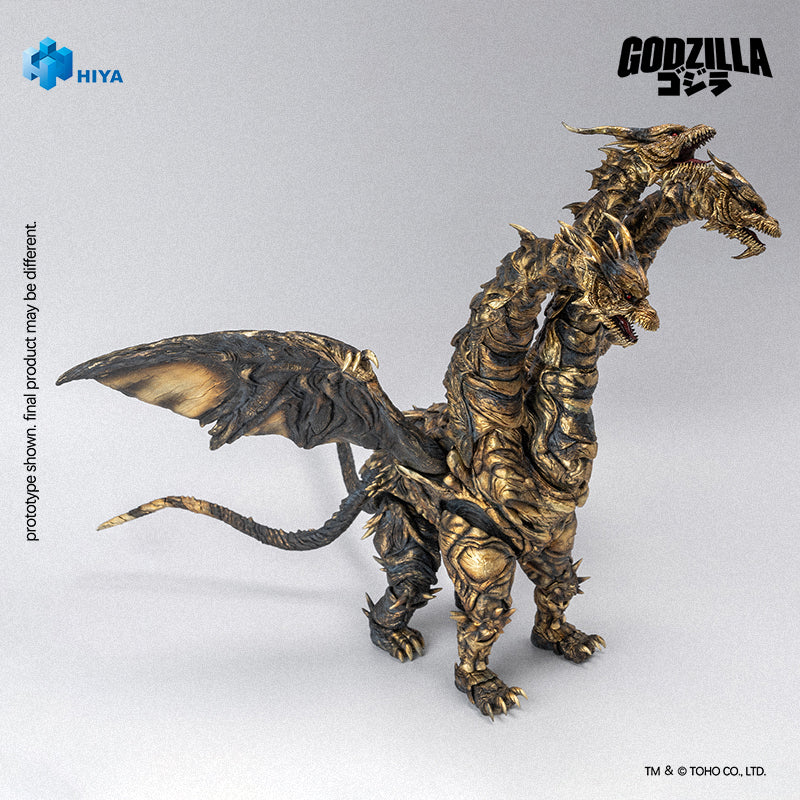 HIYA Exquisite Basic Series  None Scale 14 Inch Godzilla Final Wars 2004 Keizer Ghidorah Action Figure