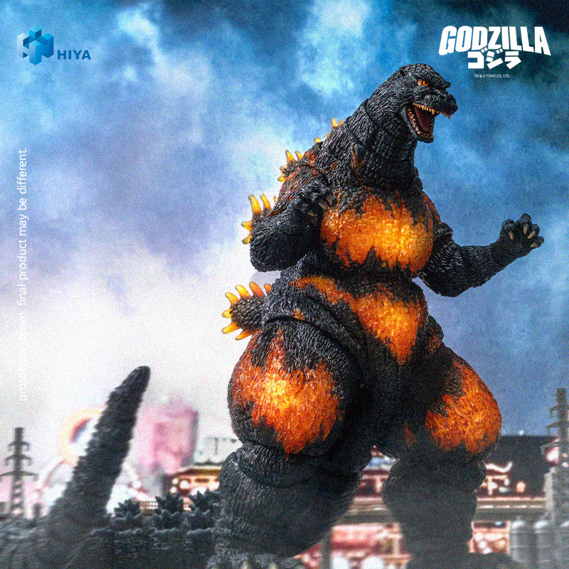 HIYA Exquisite Basic Series  None Scale 7 Inch Godzilla vs. Destoroyah 1995 Burning Godzilla Action Figure