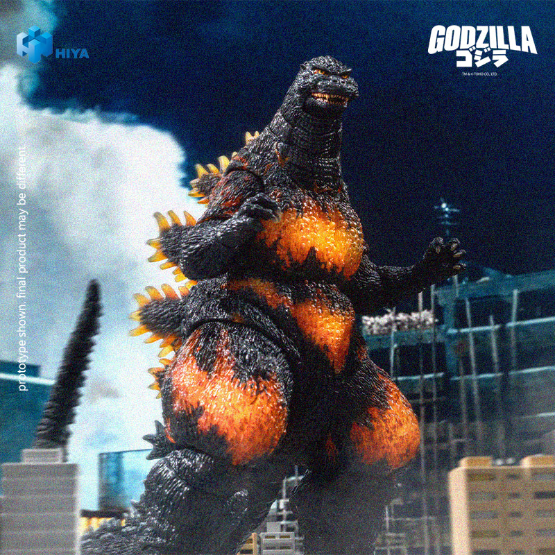 HIYA Exquisite Basic Series  None Scale 7 Inch Godzilla vs. Destoroyah 1995 Burning Godzilla Action Figure