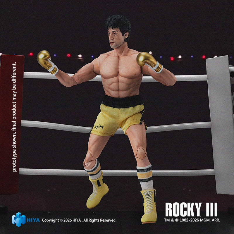 HIYA Exquisite Super Series 1/12 Scale 6.3 Inch Rocky III Rocky Boxer Version Action Figure