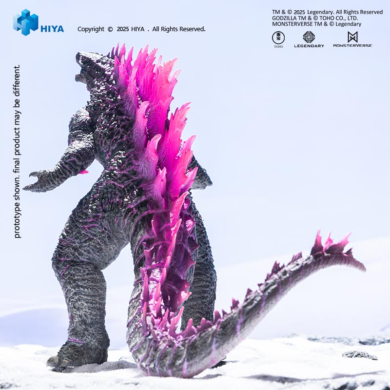 HIYA Stylist Series None Scale 7 Inch Godzilla x Kong The New Empire Godzilla Evolved Translucent Ver. PVC statue