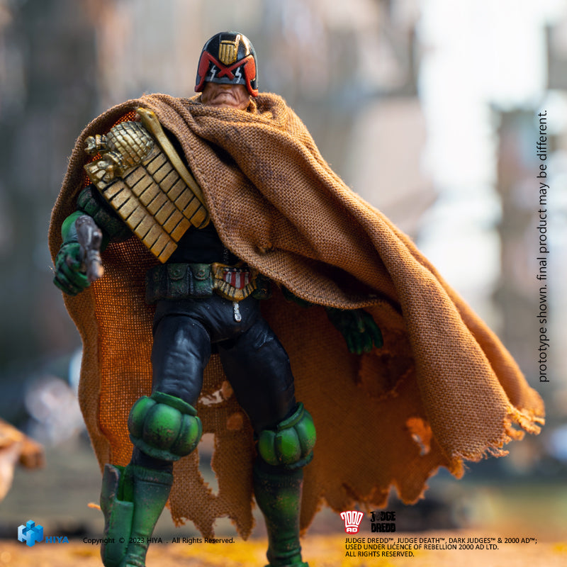 HIYA Exquisite Mini Series 1/18 Scale 4 Inch Cursed Earth Judge Dredd