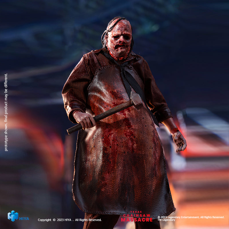 HIYA Exquisite Super Series 1/18 Scale 6 Inch Texas Chainsaw Massacre 2022 Leatherface Slaughter Ver. Action Figure