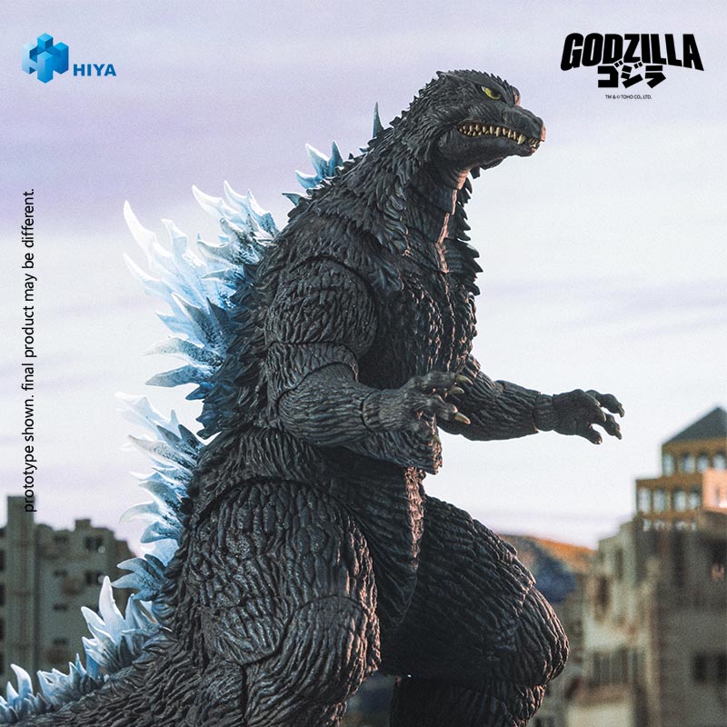 HIYA Exquisite Basic Series  None Scale 7 Inch Godzilla AGAINST MECHAGODZILLA Heat Ray Godzilla  Action Figure
