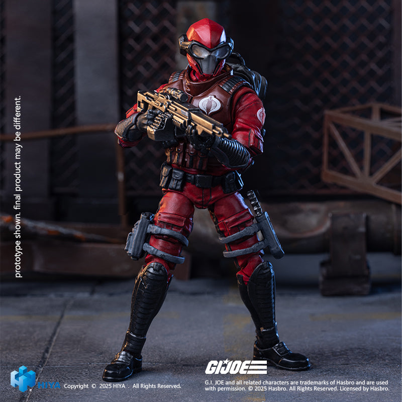 HIYA Exquisite Mini Series 1/18 Scale 4 Inch G.I.Joe Crimson Viper Action Figure