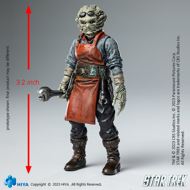 HIYA Exquisite Mini Series 1/18 Scale 3.2 Inch STAR TREK 2009 Keenser Action Figure