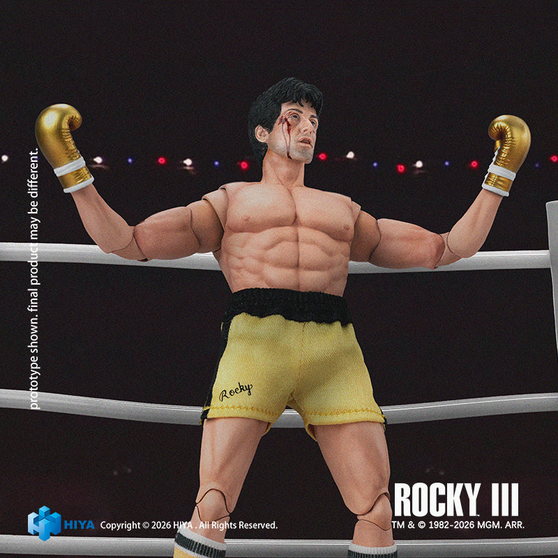 HIYA Exquisite Super Series 1/12 Scale 6.3 Inch Rocky III Rocky Boxer Version Action Figure
