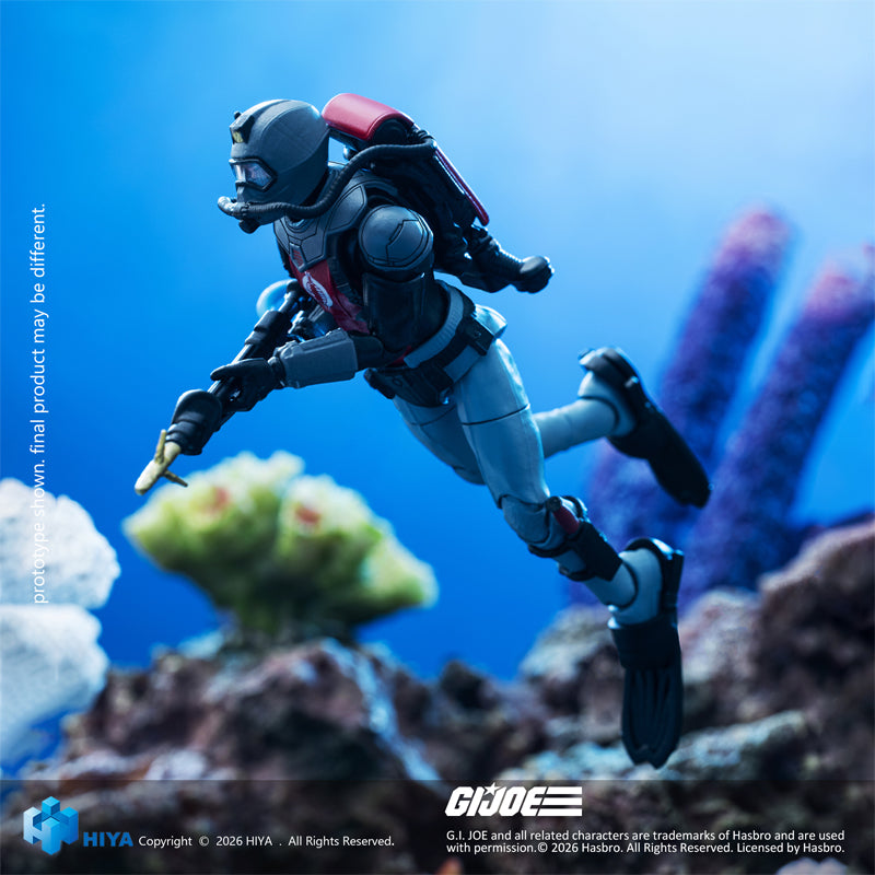 HIYA Exquisite Mini Series 1/18 Scale 4 Inch G.I.Joe Cobra Eel Action