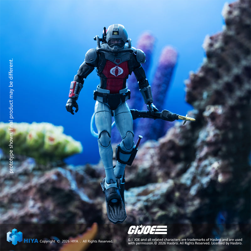 HIYA Exquisite Mini Series 1/18 Scale 4 Inch G.I.Joe Cobra Eel Action