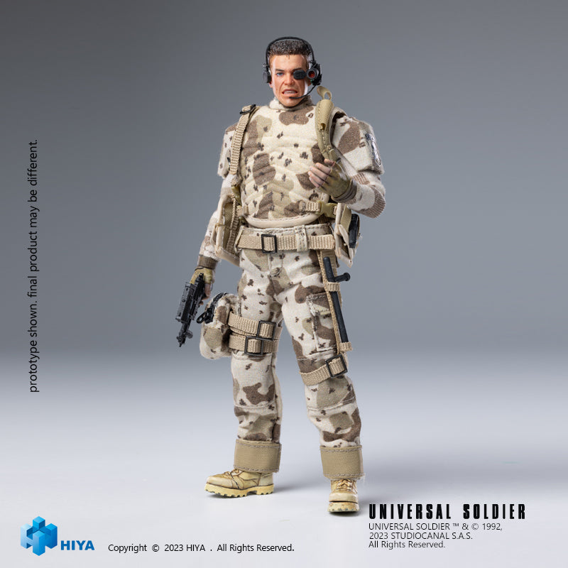 HIYA Exquisite Super 1/12 Scale 6 Inch Universal Soldier Luc Deveraux