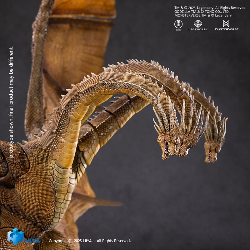 HIYA Exquisite Basic Series  None Scale 14 Inch Godzilla King of the Monsters King Ghidorah 2.0 Action Figure