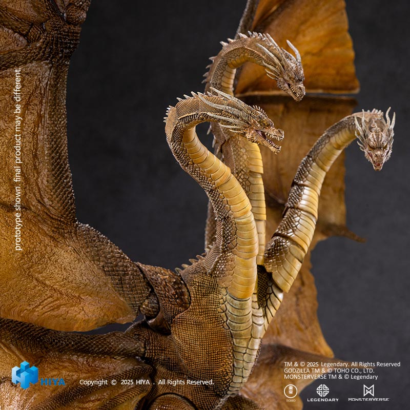 HIYA Exquisite Basic Series  None Scale 14 Inch Godzilla King of the Monsters King Ghidorah 2.0 Action Figure