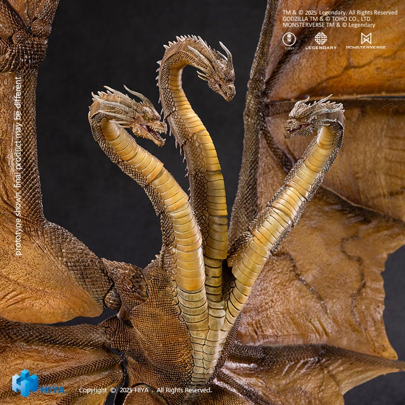 HIYA Exquisite Basic Series  None Scale 14 Inch Godzilla King of the Monsters King Ghidorah 2.0 Action Figure