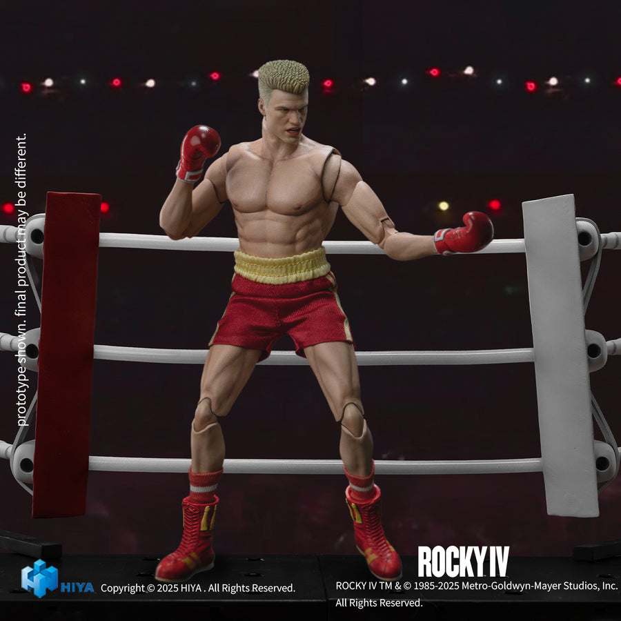 HIYA Exquisite Super Series 1/12 Scale 6 Inch Rocky IV Ivan Action Figure