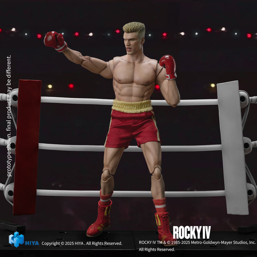 HIYA Exquisite Super Series 1/12 Scale 6 Inch Rocky IV Ivan Action Figure
