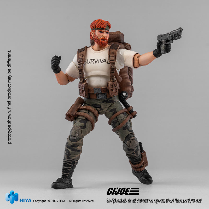 HIYA Exquisite Mini Series 1/18 Scale 4.3 Inch G.I.Joe Outback Action Figure