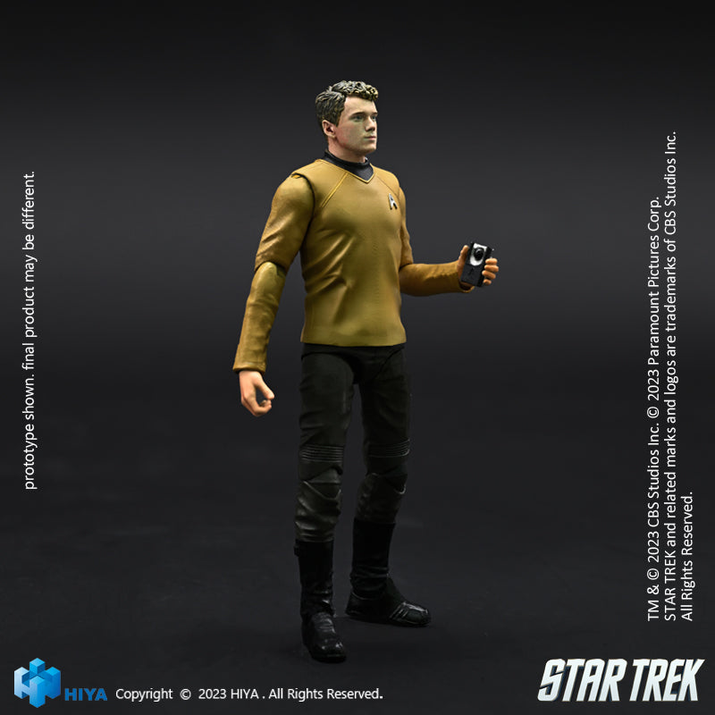 HIYA Exquisite Mini Series 1/18 Scale 4 Inch STAR TREK 2009 Chekov Action Figure