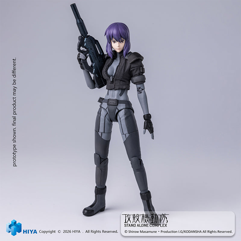 HIYA Exquisite Super Series 1/12 Scale 6 Inch GHOST IN THE SHELL Stand Alone Complex Kusanagi Motoko Battle Suit Version Action Figure