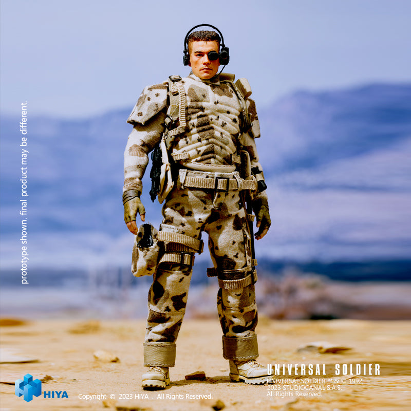 HIYA Exquisite Super 1/12 Scale 6 Inch Universal Soldier Luc Deveraux Action Figure