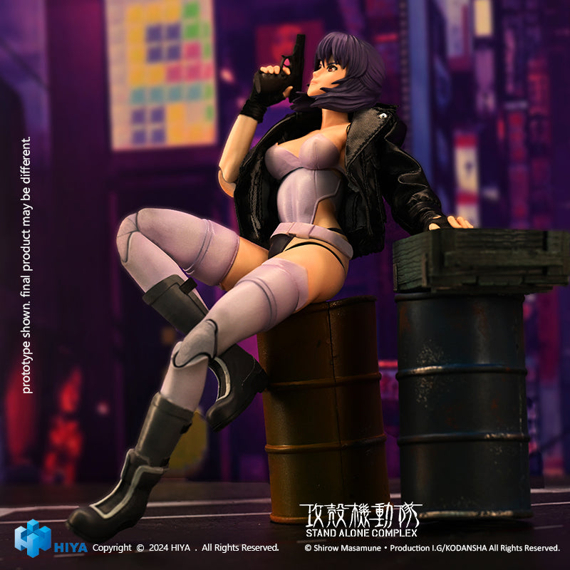 HIYA Exquisite Super Series 1/12 Scale 6 Inch GHOST IN THE SHELL Stand Alone Complex Kusanagi Motoko Action Figure