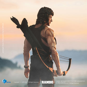 HIYA Exquisite Super Series 1/12 Scale 6.5 Inch FIRST BLOOD Part II  Rambo Action Figure